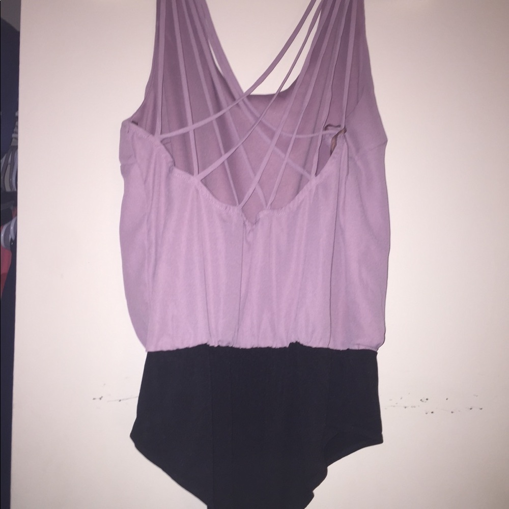 Purple bodysuit